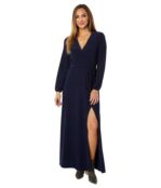 Платье MARINA, Long Wrap Jersey Maxi 9701509 | Navy фото 1