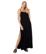 Платье Chaser, Heirloom Wovens Low Back Strappy Side Slit Maxi Dress 9713610 | True Black фото 1