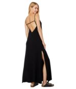 Платье Chaser, Heirloom Wovens Low Back Strappy Side Slit Maxi Dress 9713610 | True Black фото 2