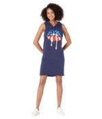 Платье Chaser, Patriot Lips Cotton Fleece Sleeveless Hoodie Dress 9713607 | Avalon фото 4