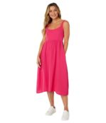 Платье MONROW, Gauze Sleeveless Maxi Dress 9714379 | Rasberry фото 1