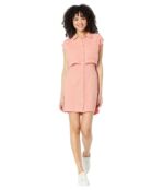 Платье MONROW, Double Layer Shirtdress 9714382 | Faded Coral фото 4