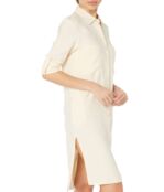 Платье MONROW, Linen Shirtdress 9714383 | Butter Cream фото 3