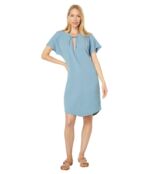 Платье bobi Los Angeles, Beach Gauze Split-Neck Dress 9714547 | River фото 1