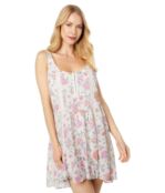 Платье Saltwater Luxe, Sophey Chiffon Vintage Bouquet Tank Mini Dress 9715478 | Vanilla фото 1