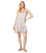 Платье Saltwater Luxe, Sophey Chiffon Vintage Bouquet Tank Mini Dress 9715478 | Vanilla фото 3