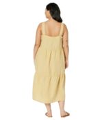 Платье Eileen Fisher, Tiered Strap Full-Length Dress in Washed Organic Line 9718222 | Butter фото 2