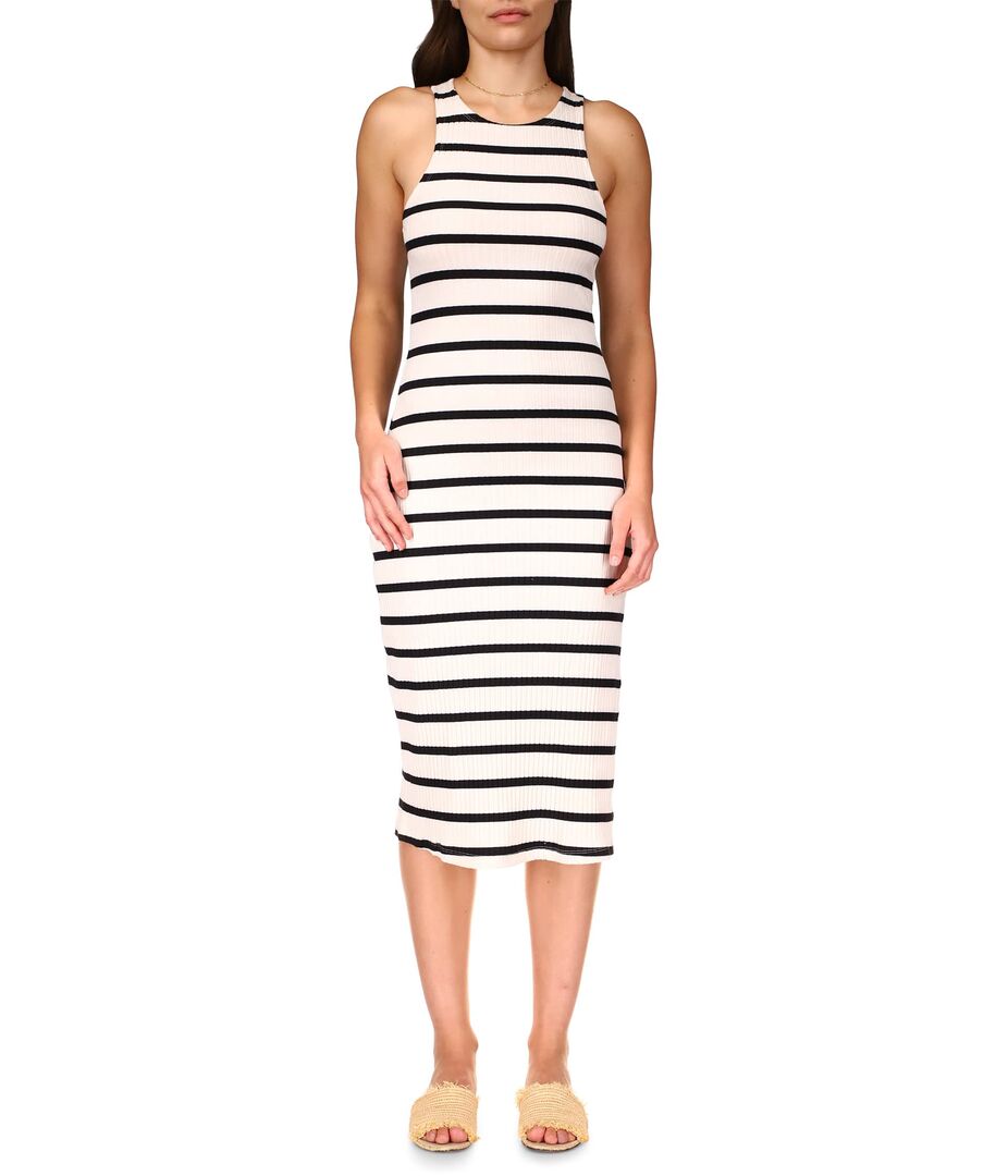 Платье Sanctuary, Stripes For Days Midi 9719152 | Black/Muslin Stripe фото 1