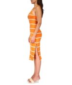 Платье Sanctuary, Stripes For Days Midi 9719152 | Tangerine/White Stripe фото 3