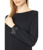 Платье MARINA, Sequin Trim Dress 9719871 | Black фото 3