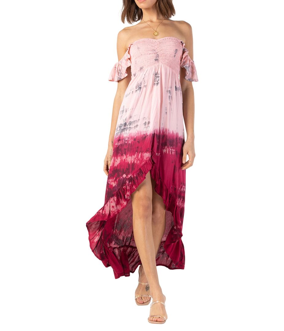 Платье Tiare Hawaii, Brooklyn Maxi Dress 9720630 | Pink Maroon Leo фото 1