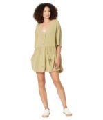 Платье Rip Curl, Premium Linen Dress 9721406 | Light Olive фото 4