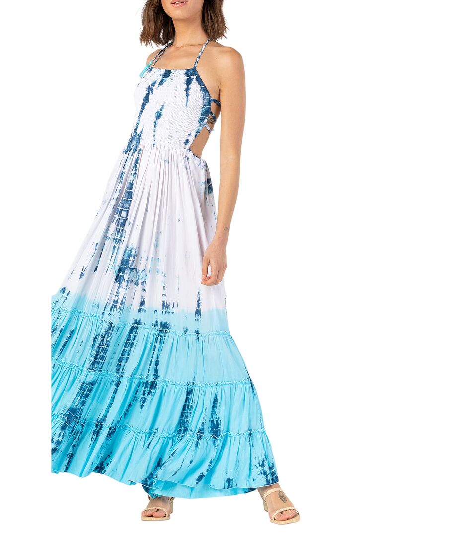 Платье Tiare Hawaii, Naia Maxi Dress 9721790 | White Aqua Leo Ombre фото 1