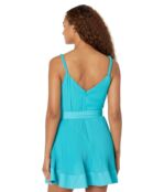 Платье MILLY, Livy Pleated Mini Dress 9721973 | Teal фото 2