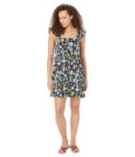 Платье Draper James, Maddie Babydoll Dress 9723296 | Nassau Navy Multi фото 4