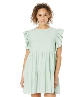 Платье English Factory, Ruffled Detail Mini Dress