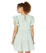 Платье English Factory, Ruffled Detail Mini Dress 9723863 | Sage фото 2