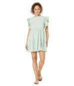 Платье English Factory, Ruffled Detail Mini Dress 9723863 | Sage фото 4