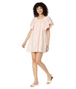 Платье English Factory, Mini Dress with Ruffle 9723872 | Light Pink фото 4