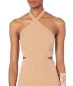 Платье Bardot, Amara Halter Midi Dress 9733124 | Beige фото 3