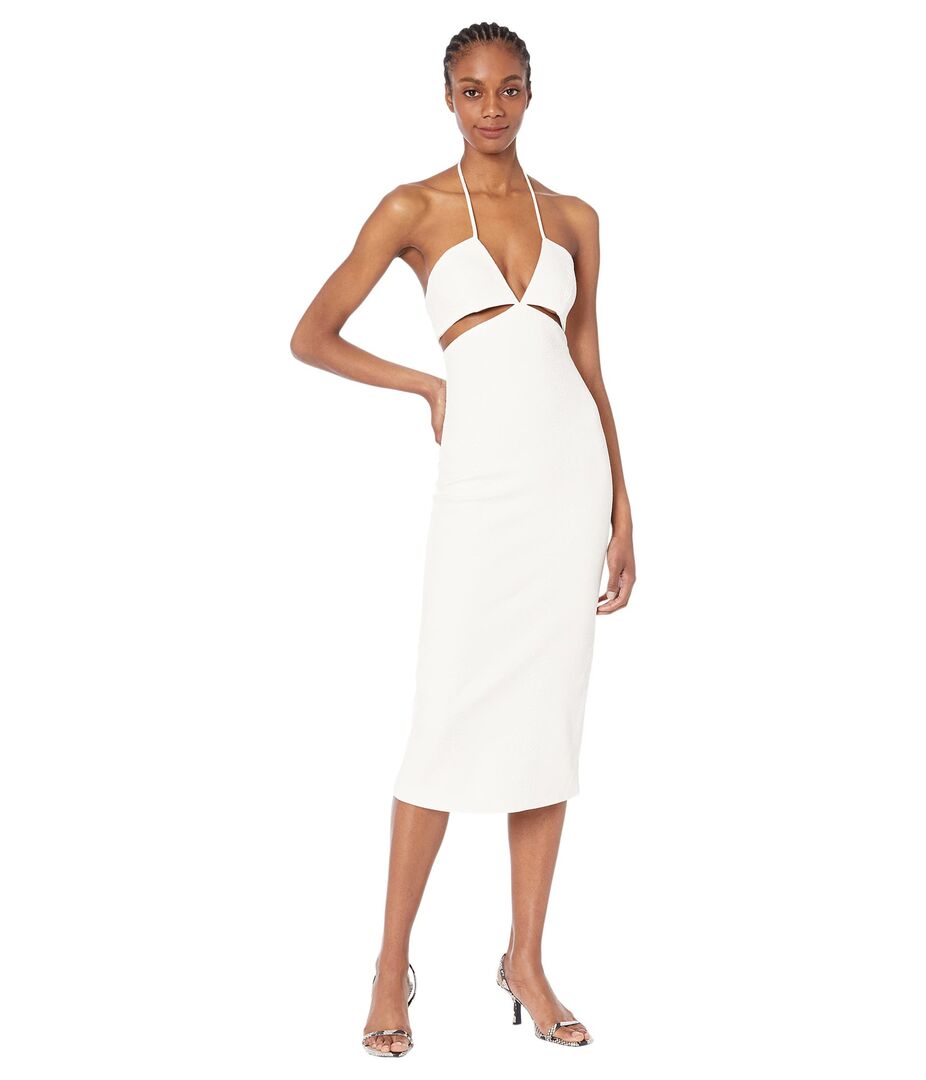 Платье Bardot, Croc Cutout Midi Dress 9733127 | Ivory фото 1