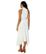 Платье 1.STATE, Smocked Neck Halter Midi Dress 9734519 | New Ivory фото 2