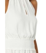 Платье 1.STATE, Smocked Neck Halter Midi Dress 9734519 | New Ivory фото 3