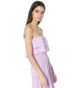 Платье 1.STATE, Strapless Ruffle Tiered Maxi Dress 9734527 | Violet Tulle фото 3