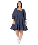 Платье Madewell, Plus Poplin Lizzie Babydoll Dress 9735653 | Twilight фото 1