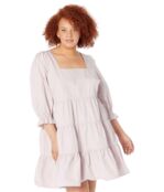 Платье Madewell, Plus Poplin Lizzie Babydoll Dress 9735653 | Pale Lilac фото 1