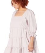 Платье Madewell, Plus Poplin Lizzie Babydoll Dress 9735653 | Pale Lilac фото 3