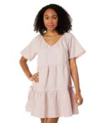 Платье Madewell, Linen-Blend Lorelei Mini Dress 9735672 | Dusty Blush фото 1