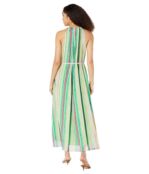 Платье Maggy London, Halter Maxi Dress 9735725 | Ivory/Kiwi Green фото 2