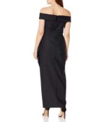 Платье Alex Evenings, Slimming Long Side Ruched Dress with Cascade Ruffle S