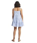 Платье Seafolly, Beach Edit Henley Stripe Mini Dress 9739353 | Blue/White фото 2