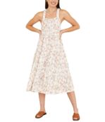 Платье bella dahl, Scrunch Strap Tiered Midi Dress 9741158 | Mojave Spots Print фото 1