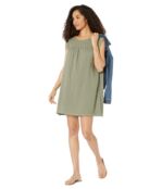 Платье Lilla P, Double Gauze Cap Sleeve Dress 9741609 | Aloe фото 4