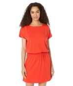 Платье Lilla P, Smocked Dolman Sleeve Flame Modal Dress 9741612 | Cherry фото 1