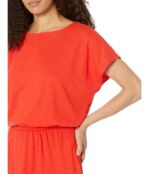 Платье Lilla P, Smocked Dolman Sleeve Flame Modal Dress 9741612 | Cherry фото 3