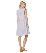 Платье Lilla P, Button-Down Peplum Dress 9741616 | Tide Stripe фото 2