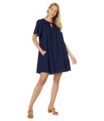 Платье Lilla P, Flutter Sleeve Dress 9741615 | Navy фото 4