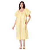 Платье SUNDRY, Stripe Woven Midi Dress 9743257 | Mango фото 1