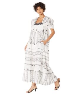 Платье Free People, Jamie Embroidered Maxi