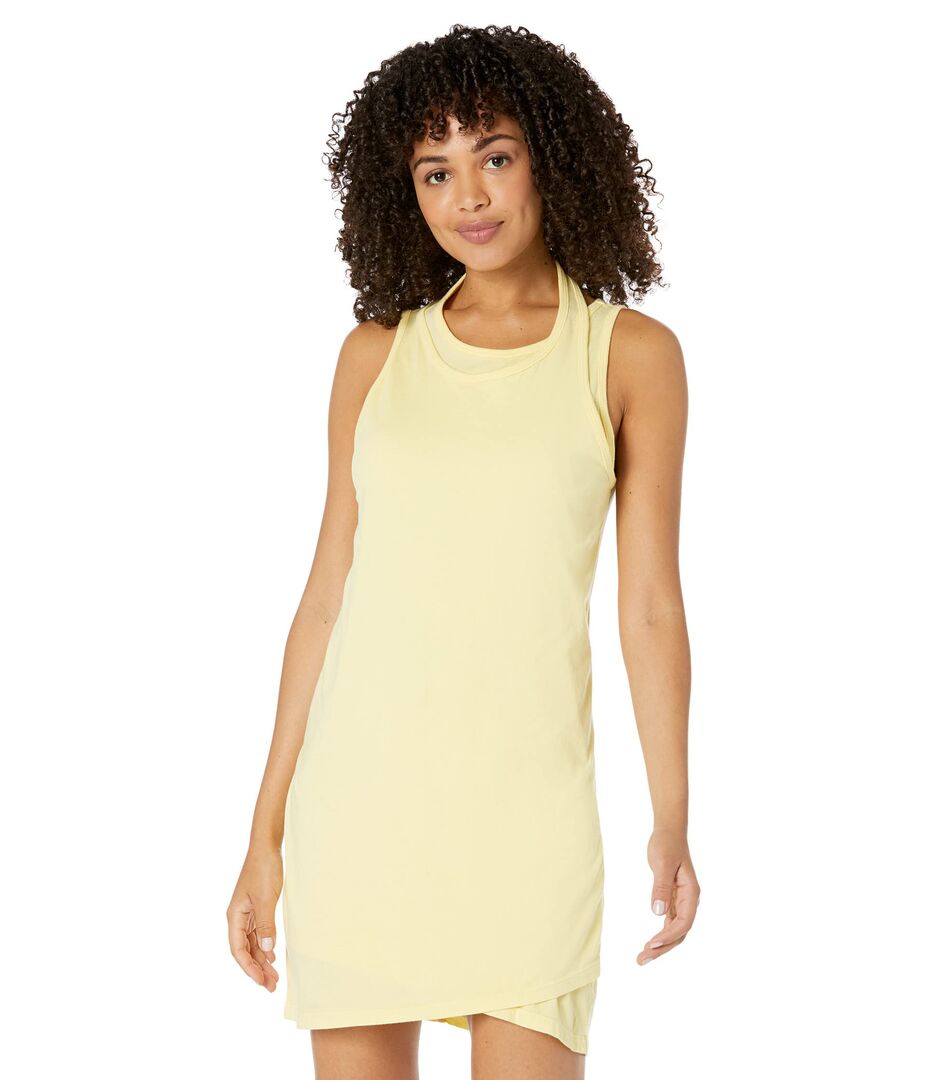 Платье MONROW, Double Layer Racer Tank Dress 9778153 | Lemon фото 1