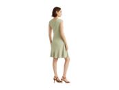 Платье LAUREN Ralph Lauren, Asymmetrical Jersey Dress 9778293 | Ranch Sage фото 3