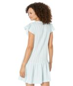 Платье MONROW, Pinstripe Gauze Easy Ruffle Dress 9778283 | Sea Foam фото 2