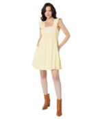 Платье Draper James, Embroidered Maddie Babydoll Dress 9781705 | Sunny Yellow фото 4