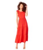 Платье CeCe, Tiered Tie Back Maxi Dress 9783297 | Fireball фото 1