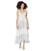 Платье en saison, Sullivan Tiered Midi Dress 9784360 | Off-White фото 1