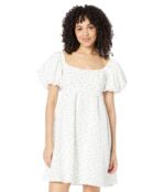 Платье MOON RIVER, Balloon Sleeve Empire Maxi Dress 9784429 | Ivory фото 1